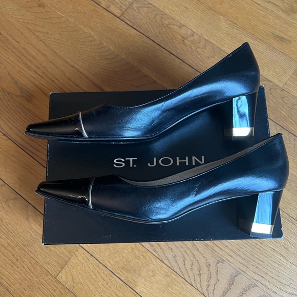 St John Tina black heels size 9.5 - Picture 8 of 8